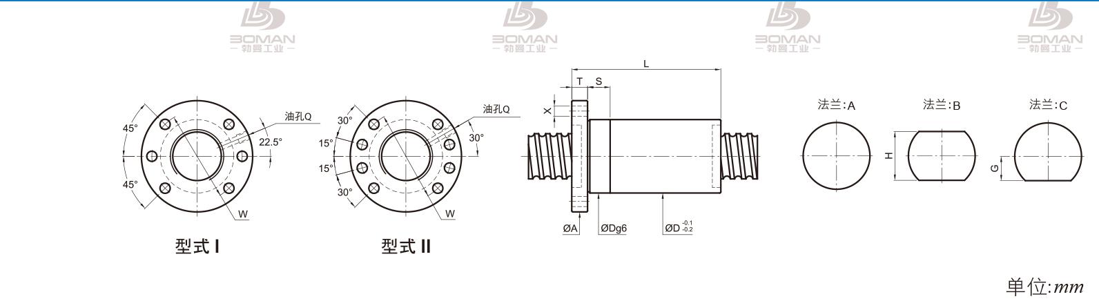 PMI FSDC1616-2 PMI丝杆导轨超薄型号
